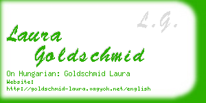laura goldschmid business card